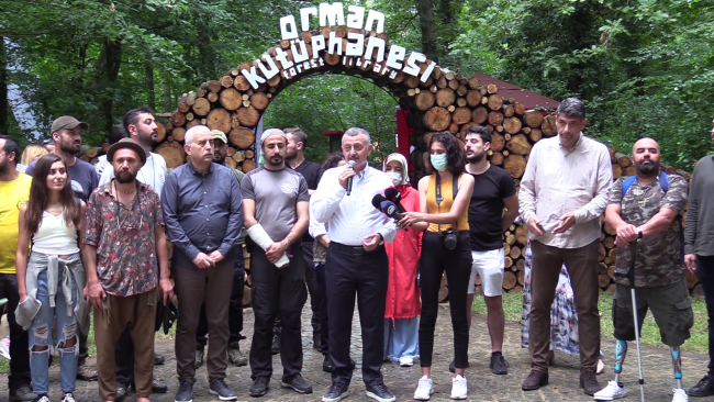 Türkiye'nin ilk 'Orman Kütüphanesi' ziyaretçilerini bekliyor